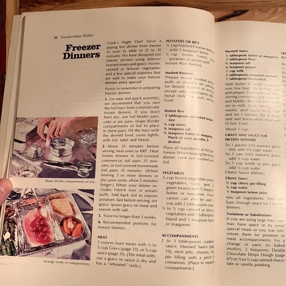 Vintage Betty Crocker Do-Ahead cookbook 7th Edition / 1977
